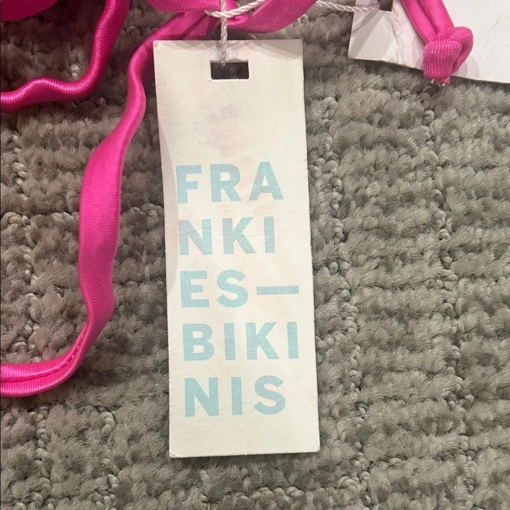 Frankies Bikinis Tia Terry String Bikini Bottom S